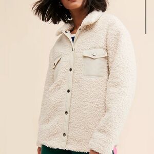 Onia sherpa shirt jacket